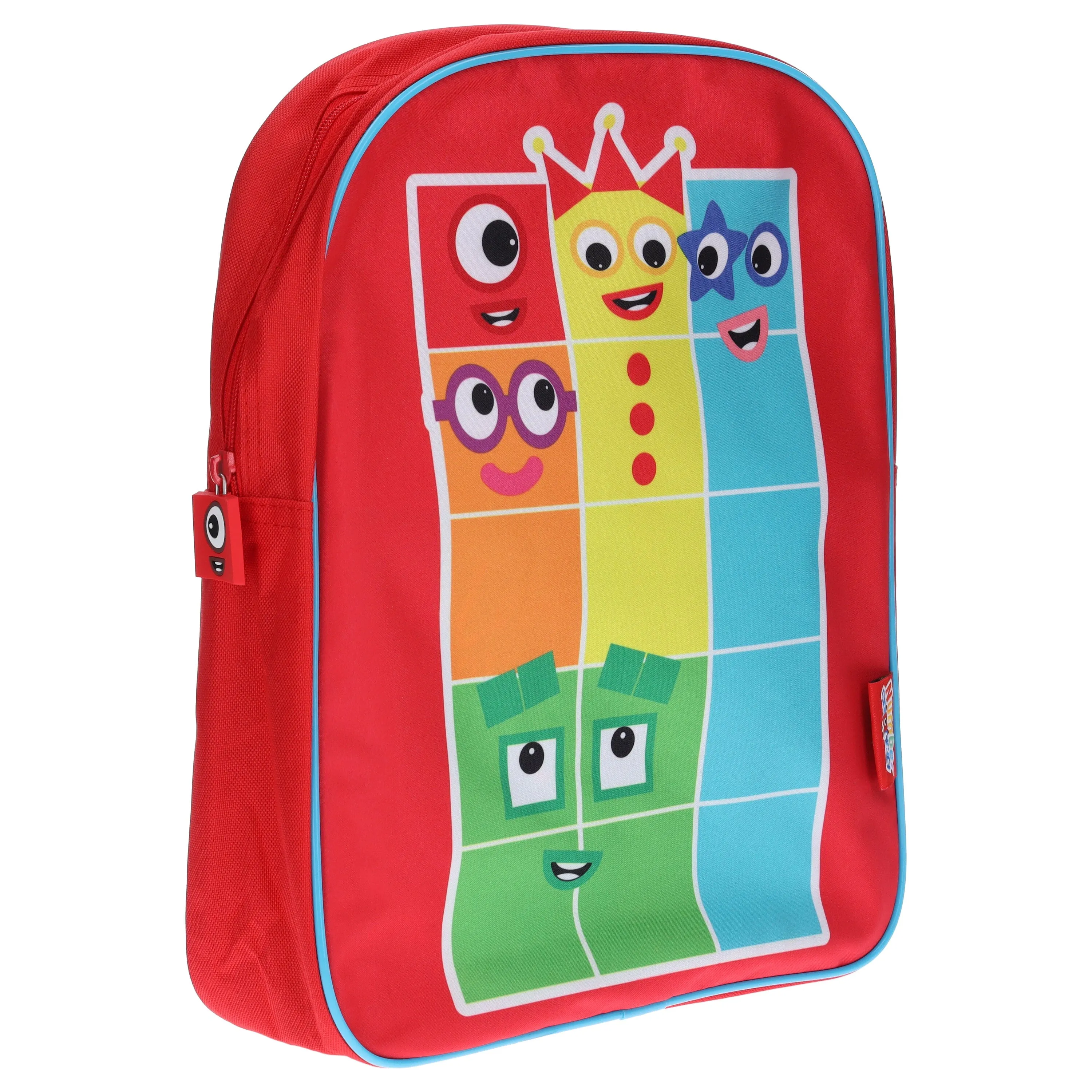 Numberblocks Christmas Collection 3 Books Set and A Children's Nursery Red Schoolbag for Boys & Girls- Ages 1-7 - Paperback/Hardback