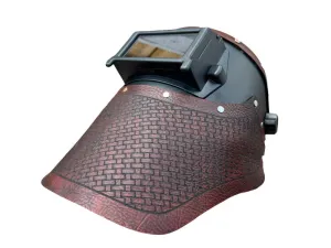 Outlaw Leather - Welding Hood - Fudge Brown Basketweave