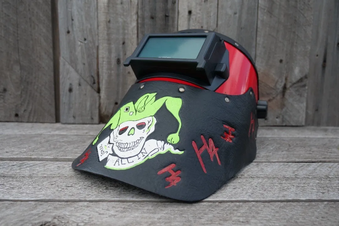 Outlaw Leather - Welding Hood - Joker Hat