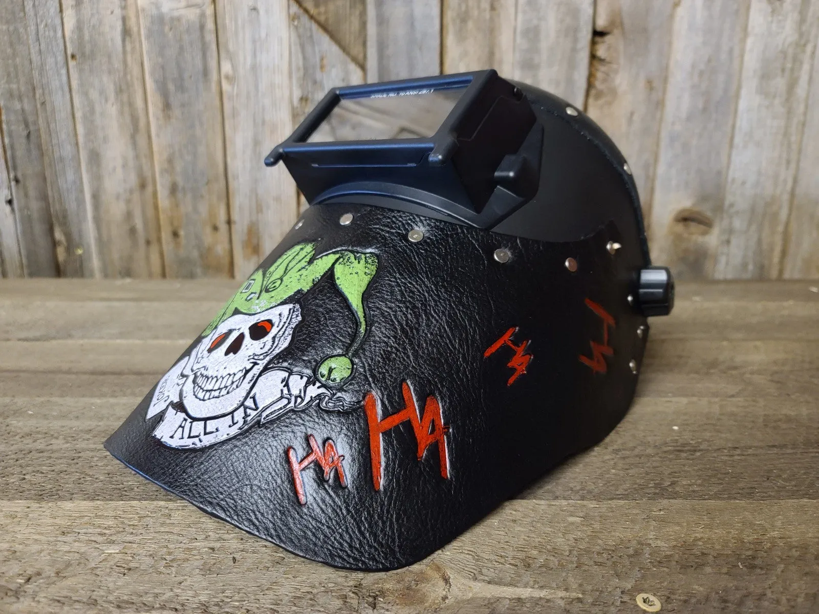 Outlaw Leather - Welding Hood - Joker Hat