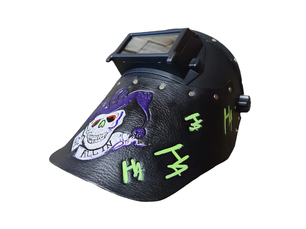 Outlaw Leather - Welding Hood - Joker Hat