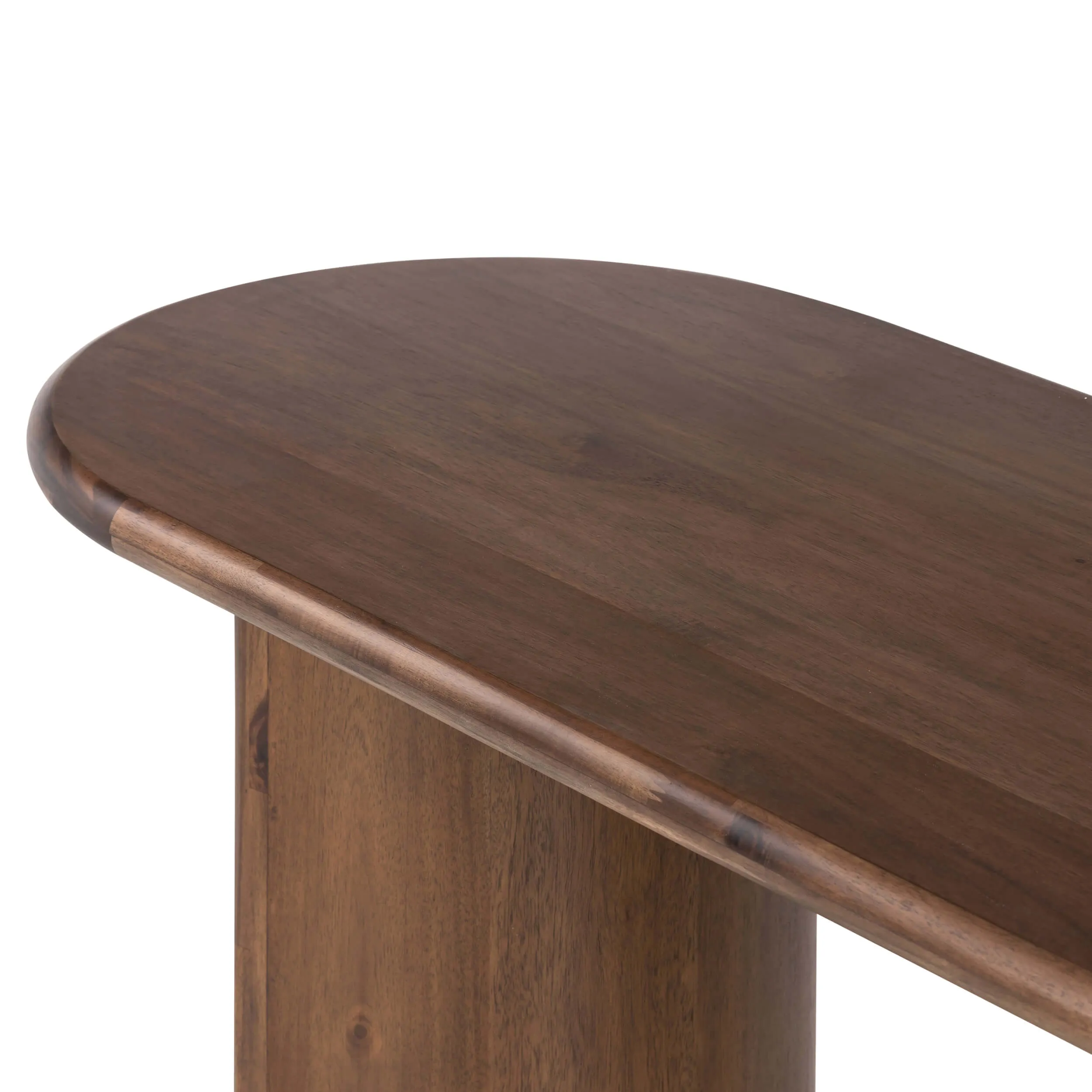 Paden Large Console Table, Seasoned Brown Acacia