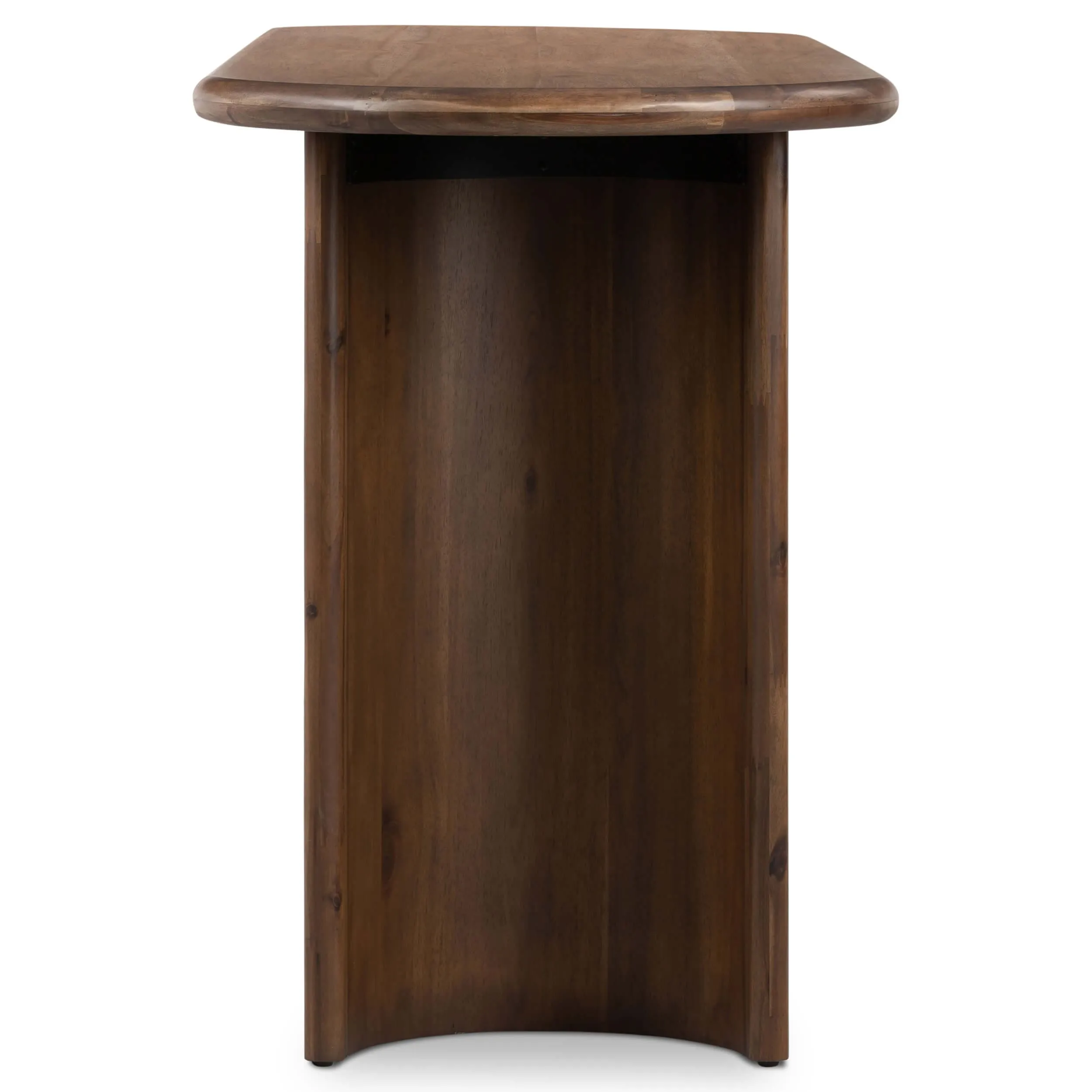 Paden Large Console Table, Seasoned Brown Acacia