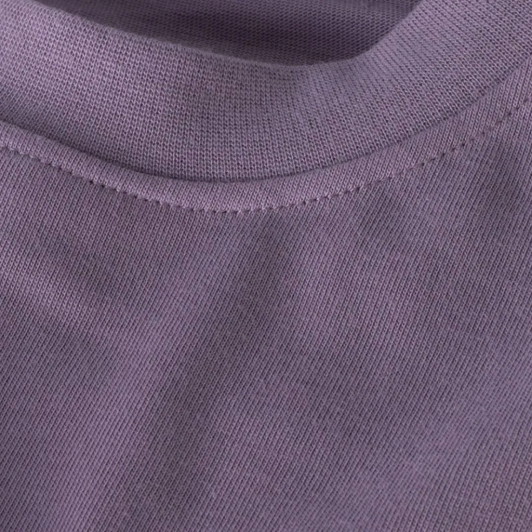 Partch Pop Love Oversized Tee Purple Cotton