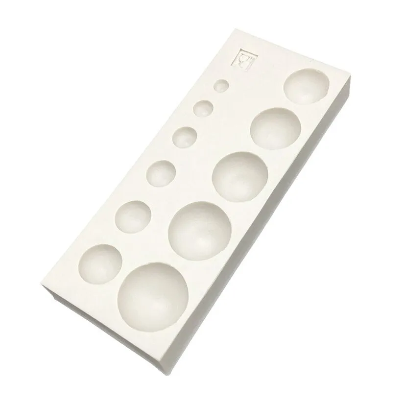 Pearl Circular Silicone Fondant & Chocolate Mold 11 Cavity