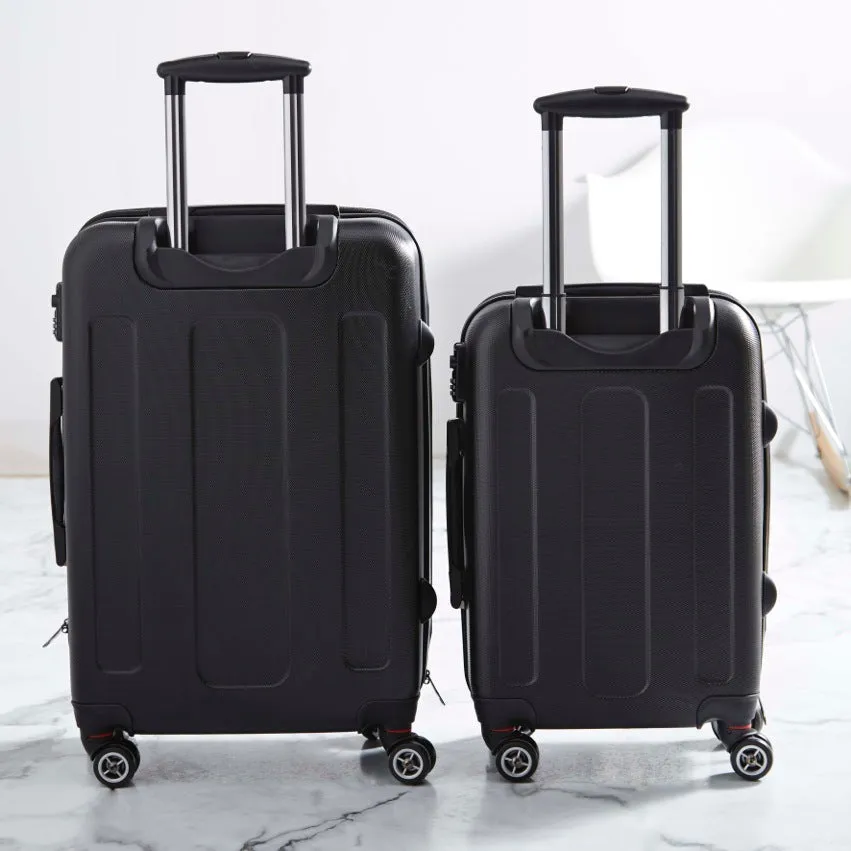 Personalised Suitcase | Sorrento Stripe in Vanilla