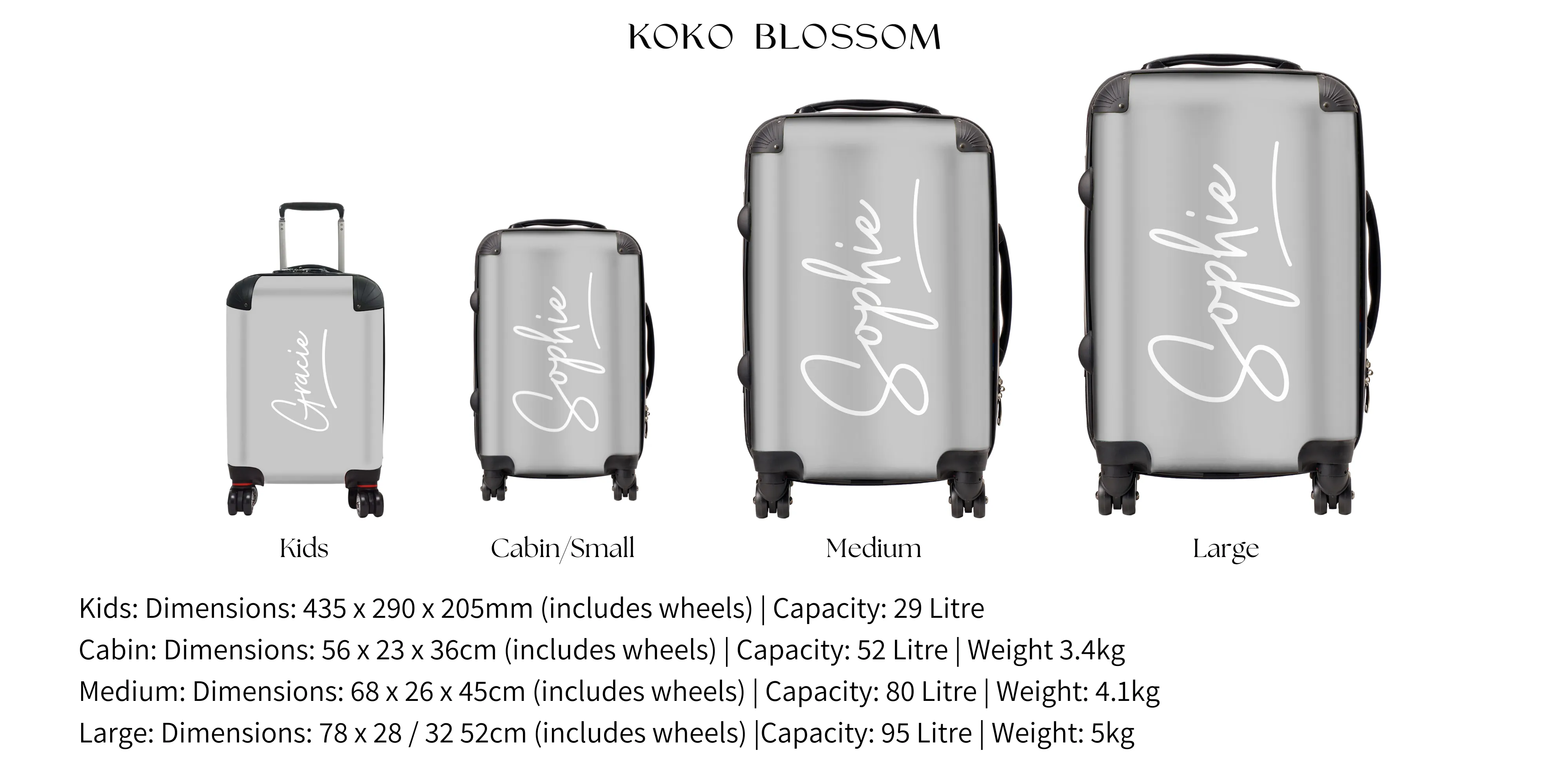 Personalised Suitcase | Tan Lines in Vanilla