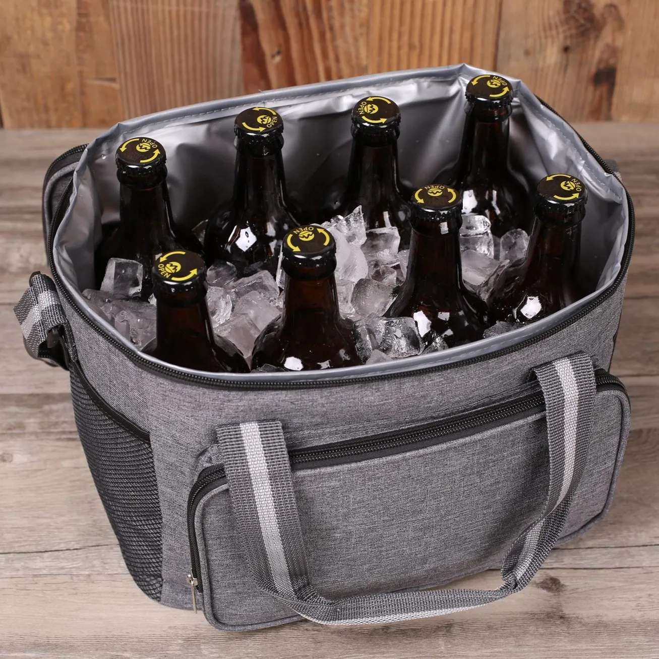 Personalized Beer Cooler Bag, Groomsmen Gift, Monogrammed Insulated Cooler Bag, Custom Gift for Men, Monogrammed Cooler Bag, Groom Gift