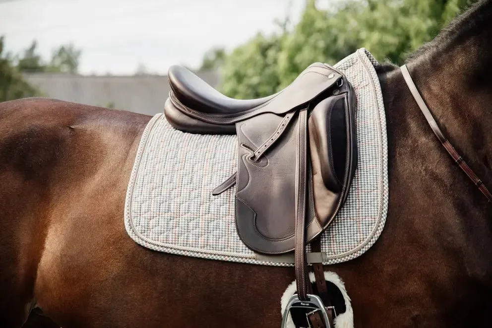 Pied de Poule Saddle Pad | Kentucky Horsewear