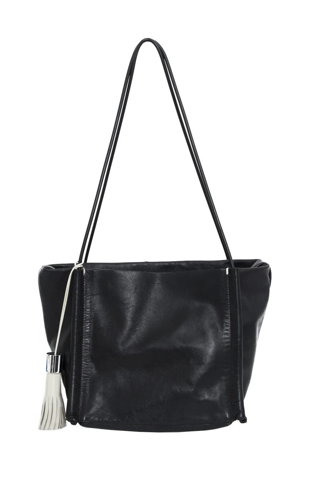 POCKET TOTE PURSE WITH TASSEL
