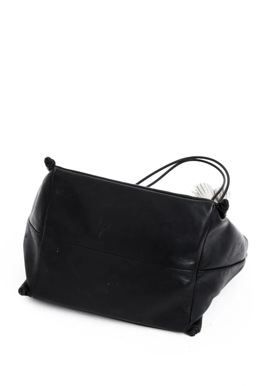 POCKET TOTE PURSE WITH TASSEL
