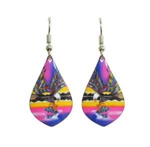 "Eagle" Dangle Earrings by Indigenous Artist Jessica Somers