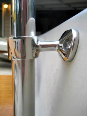 Rail Stanchion ''Stand-Off'' 105 Degree 1 3/8'' - Fits Boston Whaler 15' - 17'