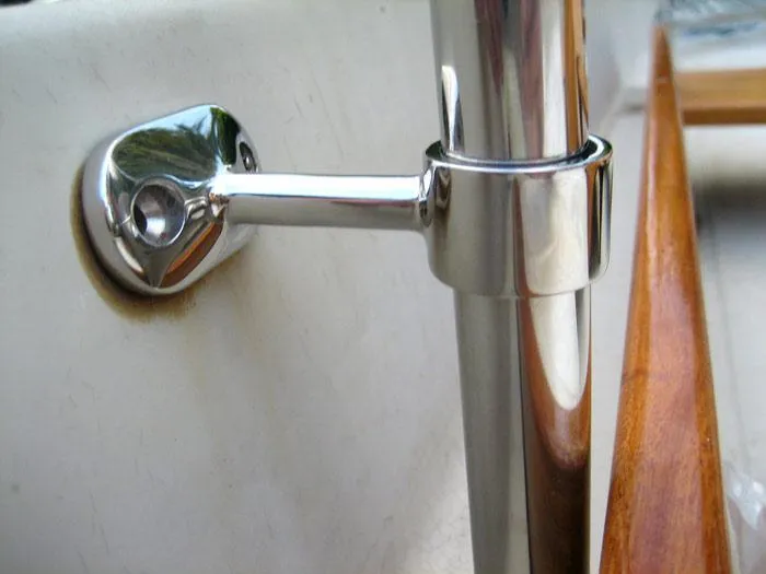 Rail Stanchion ''Stand-Off'' 105 Degree X 2 1/8''- Fits Boston Whaler 15'-17'