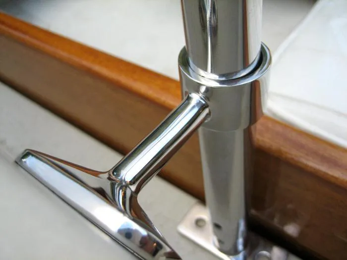 Rail Stanchion ''Stand-Off'' 105 Degree X 2 1/8''- Fits Boston Whaler 15'-17'