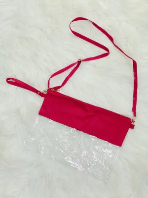 Red Stadium Crossbody Bag