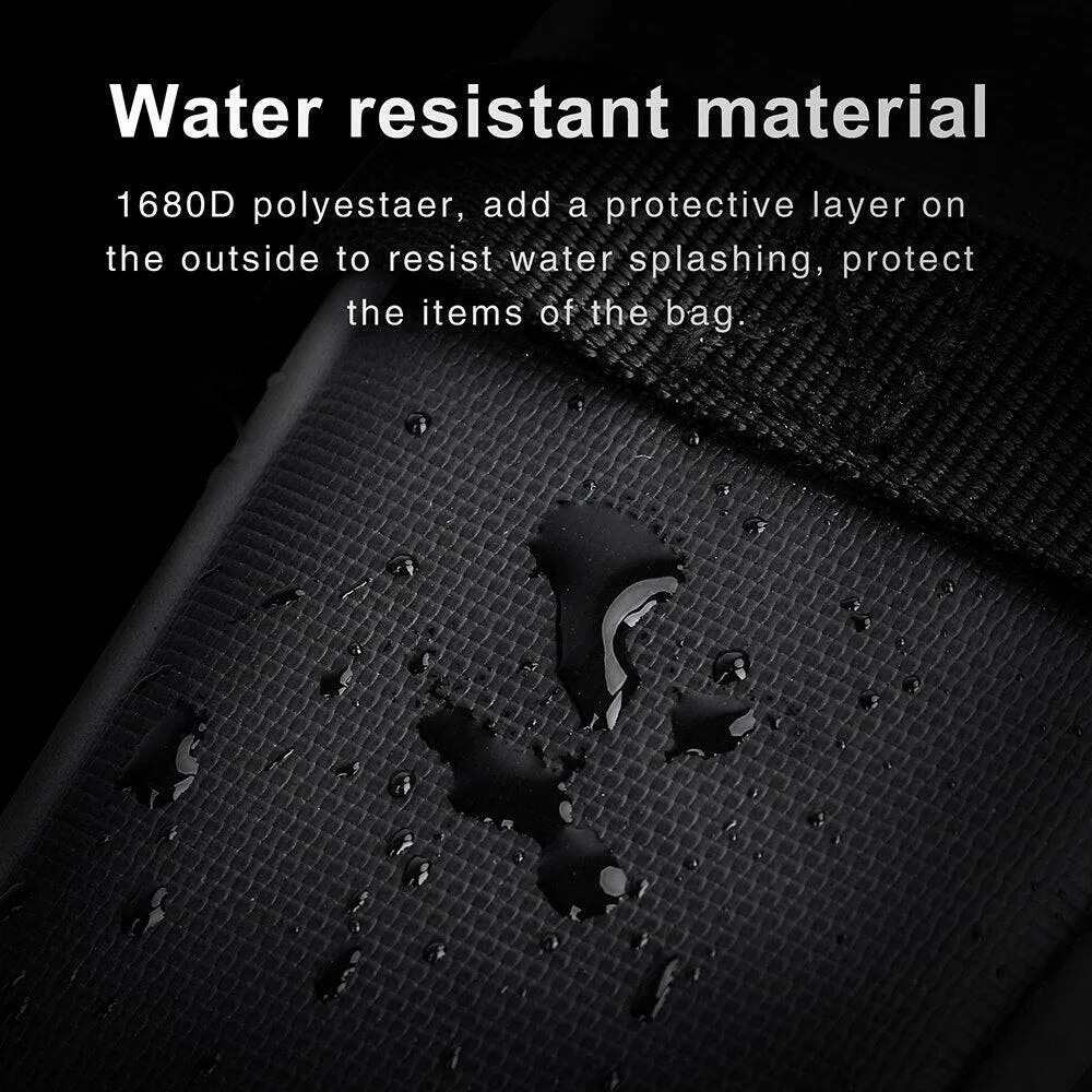 Rhinowalk Bike Saddle Bag 0.8L Small Waterproof Storage Black Tail Rear Pack Accessory Kit Tool Reflective MTB Road Bicycle Bag