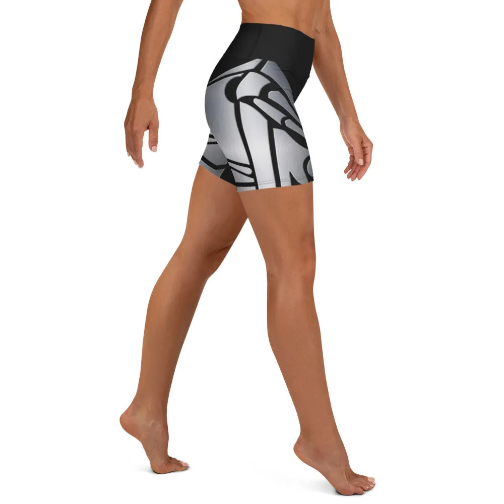 Robo Chic Armor Yoga Shorts