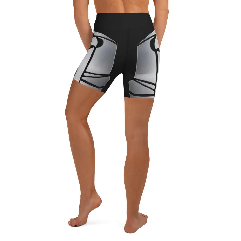 Robo Chic Armor Yoga Shorts