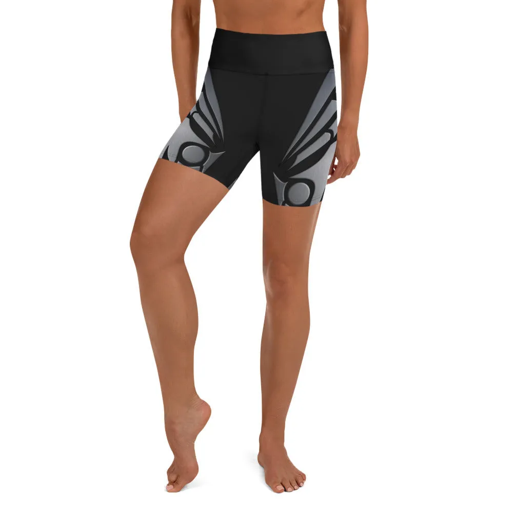 Robo Chic Armor Yoga Shorts