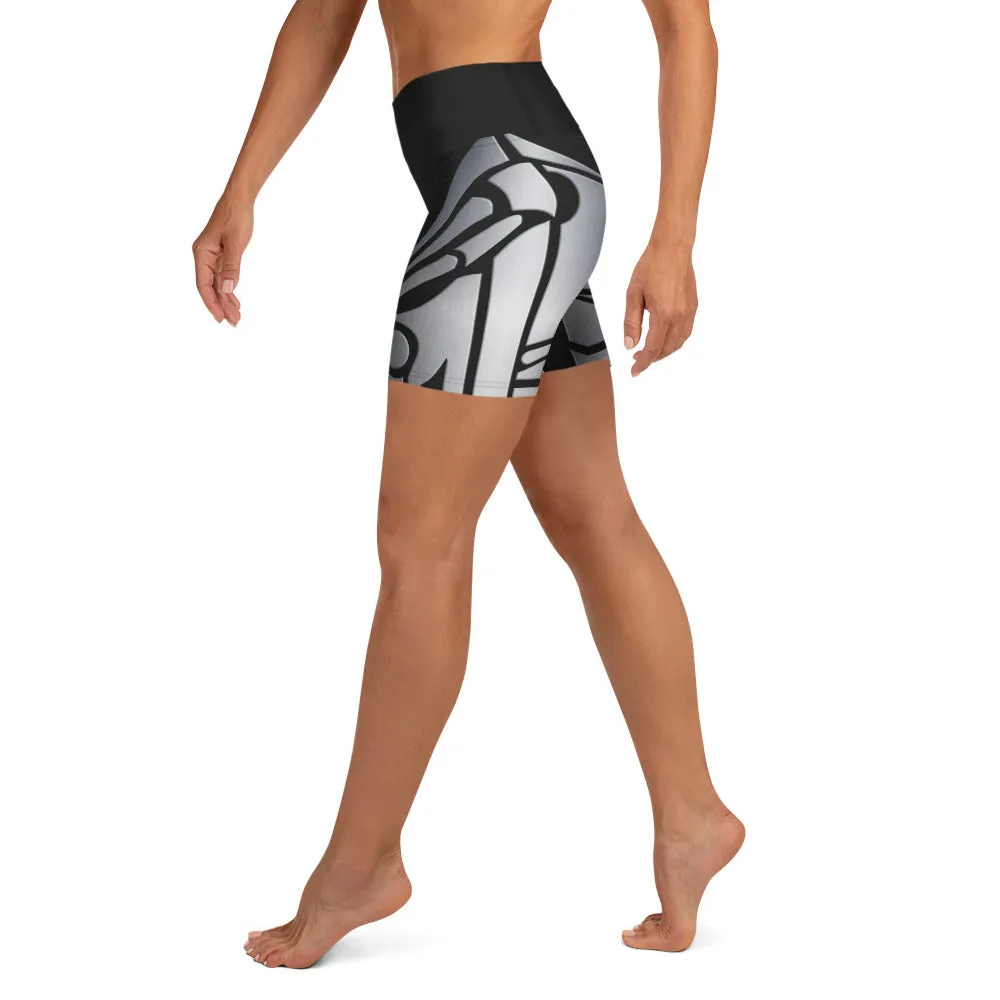 Robo Chic Armor Yoga Shorts