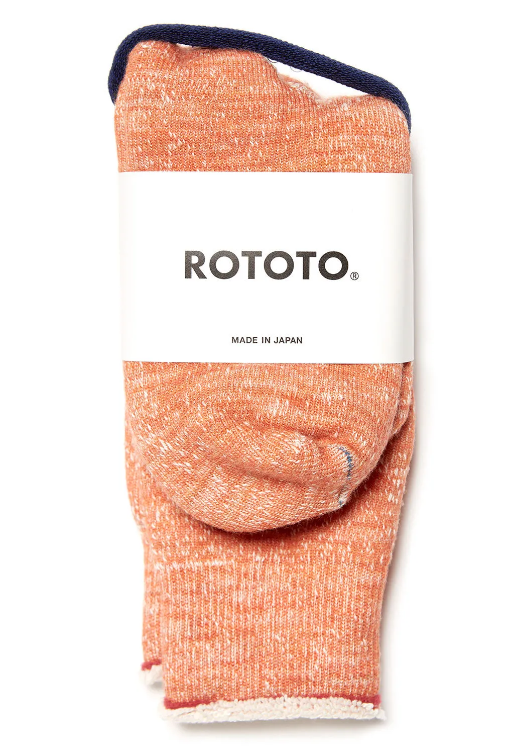 ROTOTO Double Face Socks - Orange