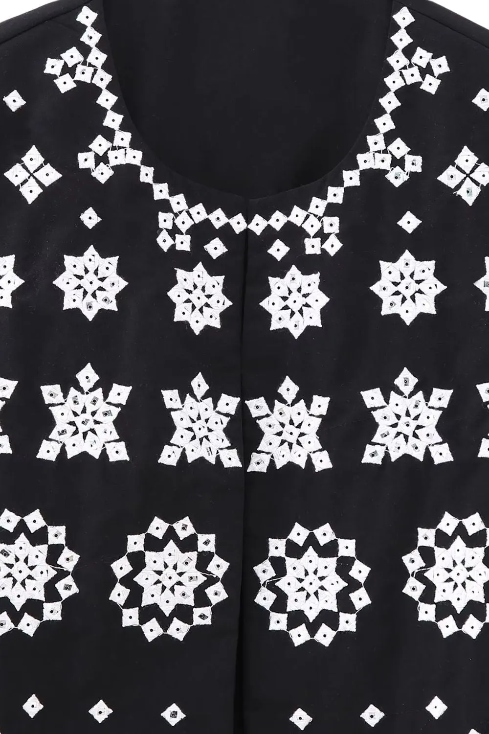 'Rylee' Embellished Mirror-Detail Vest Top