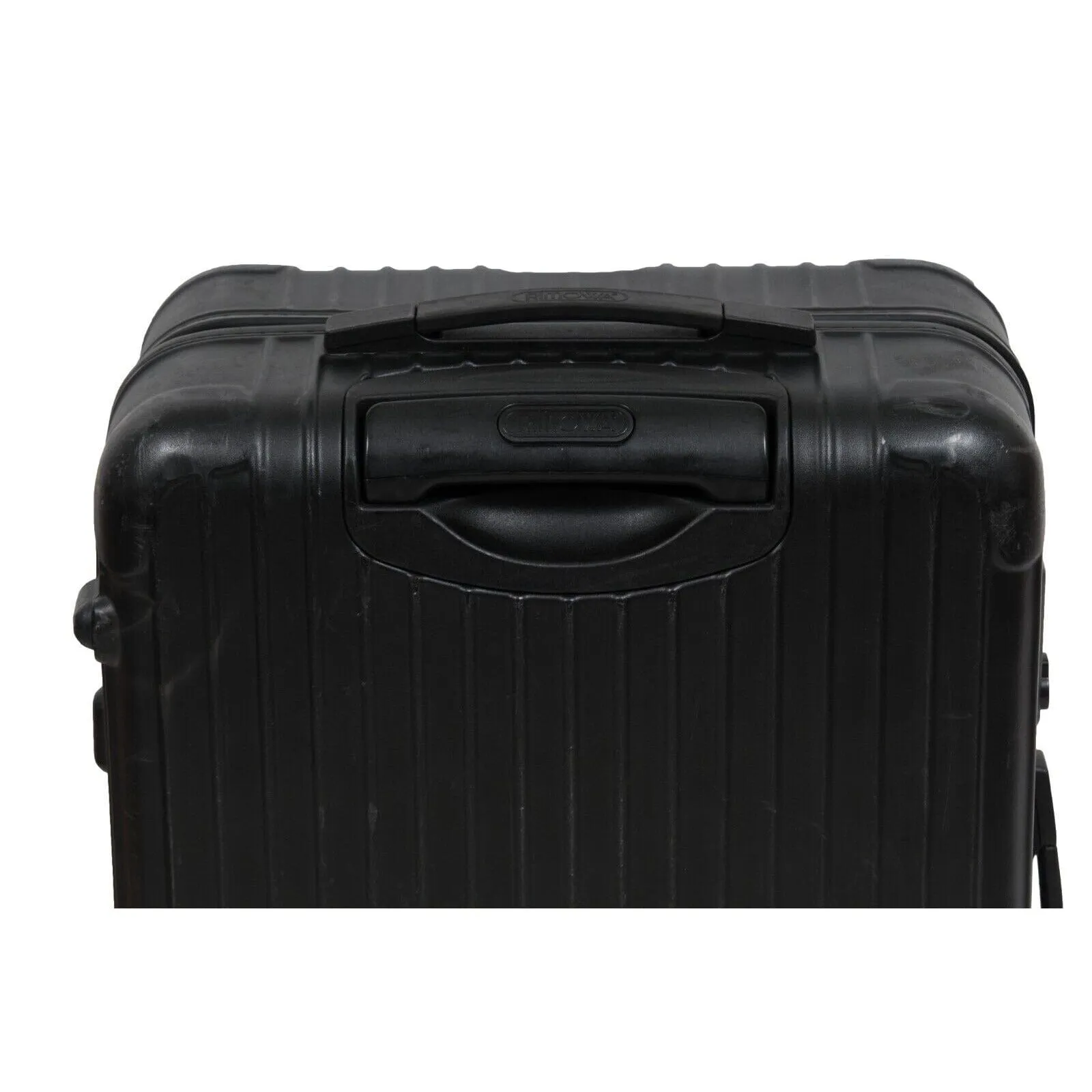 Salsa Air Cabin Suitcase Polycarbonate Black Travel Luggage 360 Degree