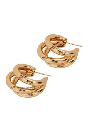 Sammi Multi Hoop Earring - Gold