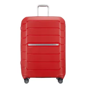 Samsonite Flux 75cm 4-Wheel Large Suitcase In Red
