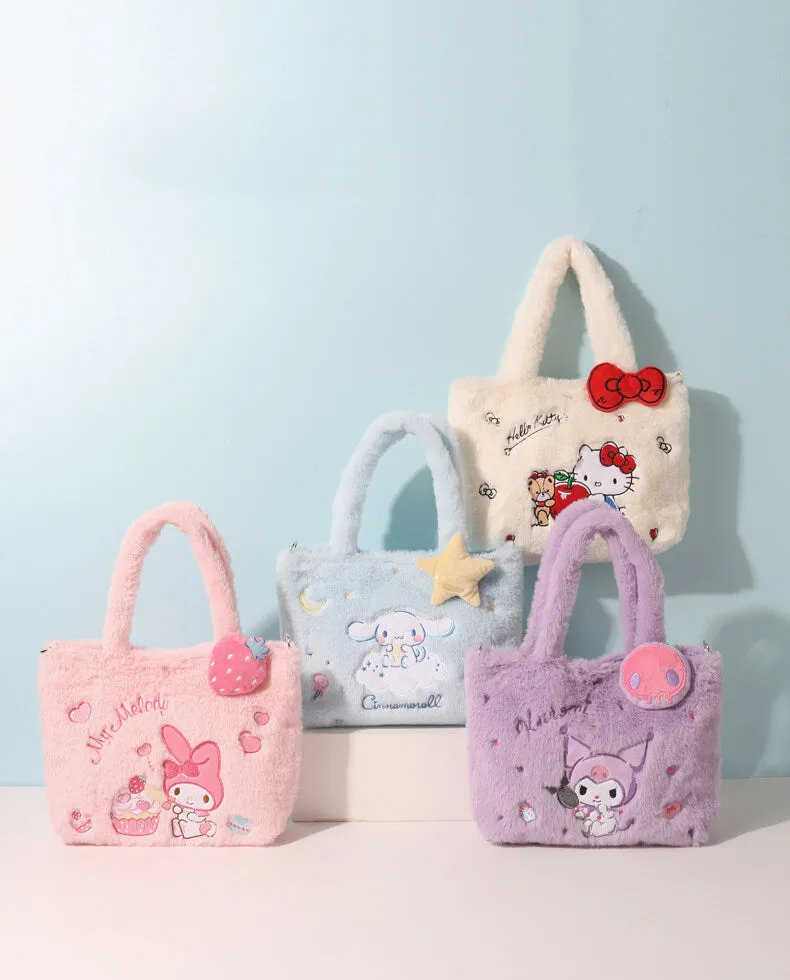 Sanrio Fluffy Tote Handbag