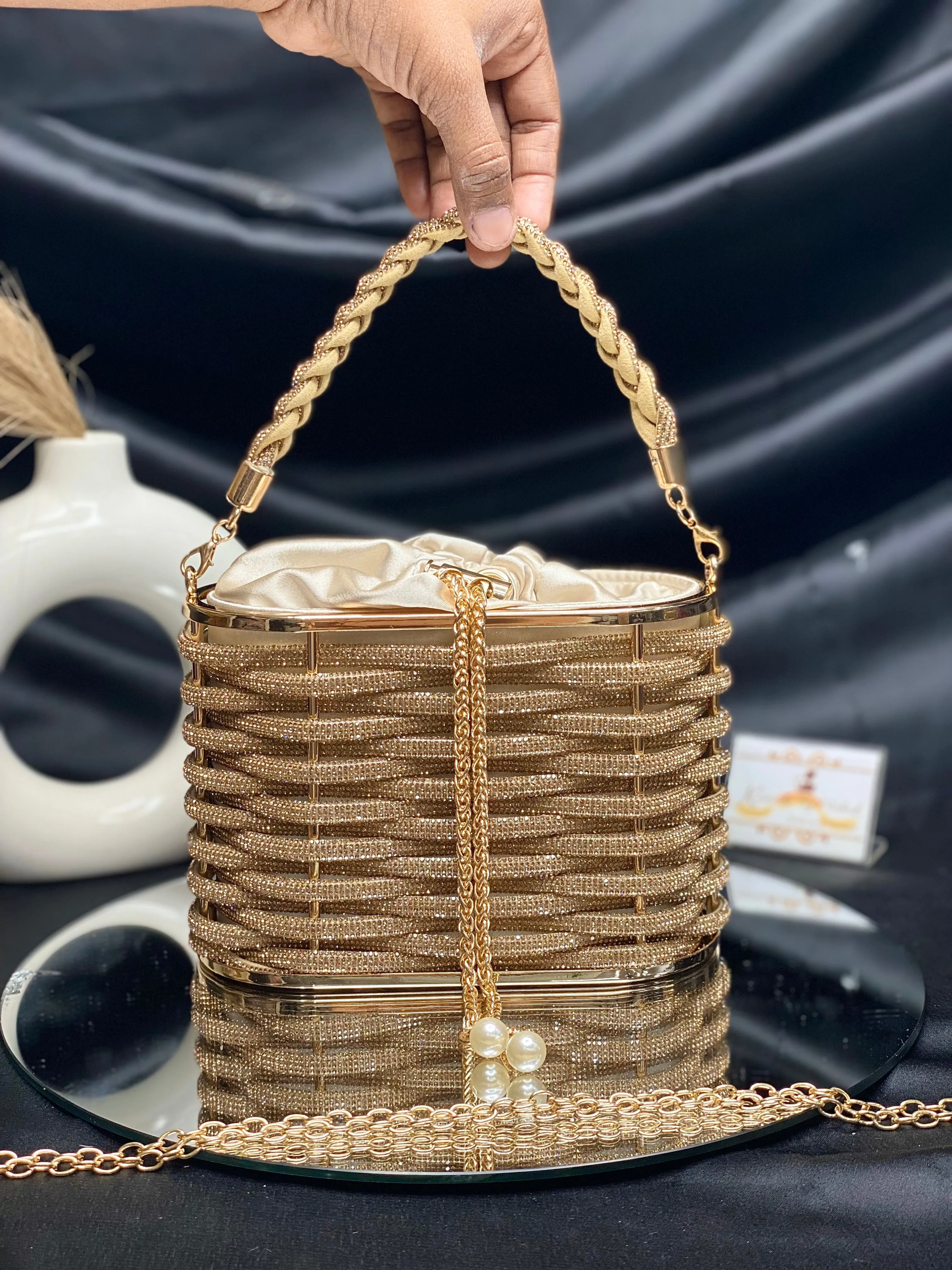 Sapphire Bucket Bag