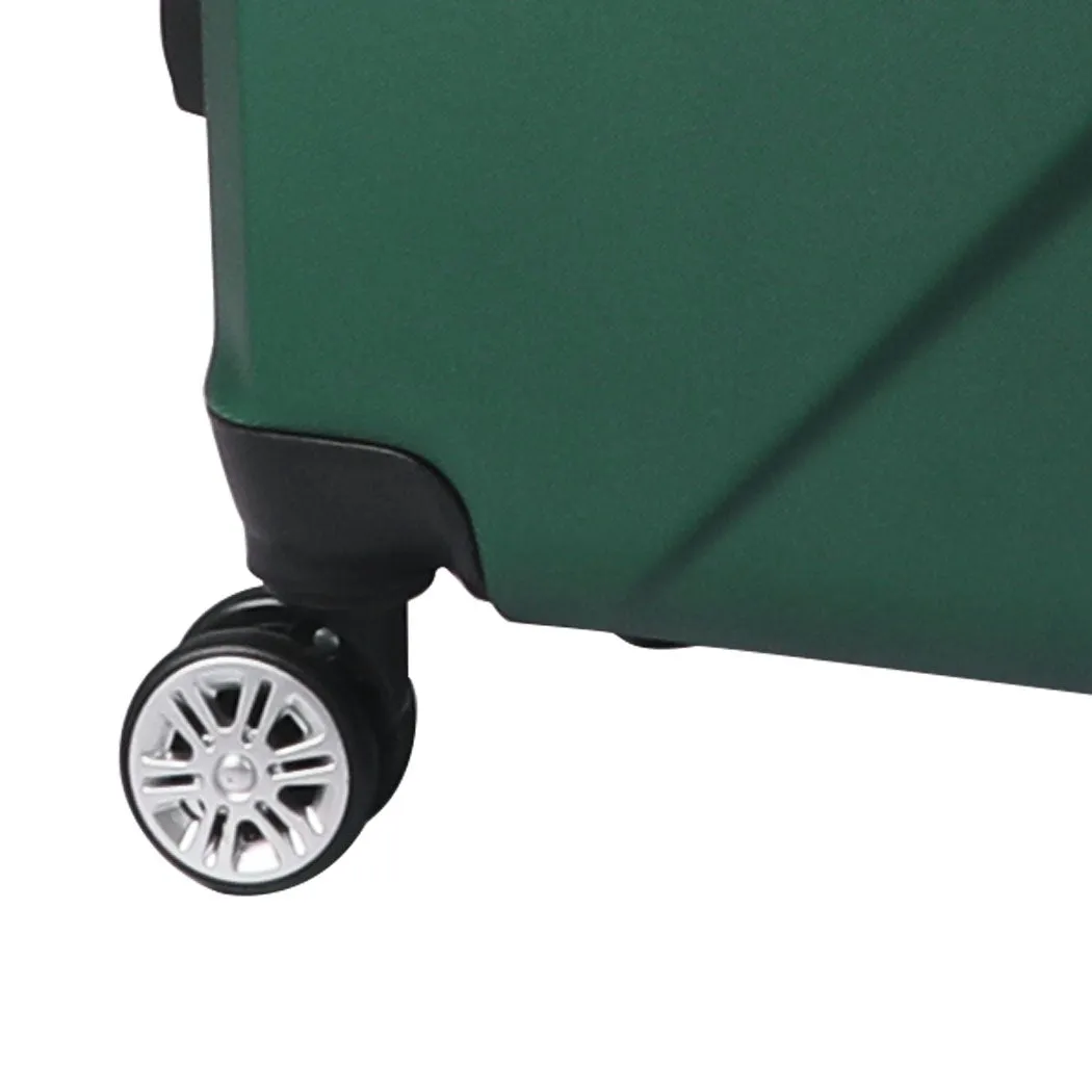 Set of 2 20"Travel Luggage Set - Green