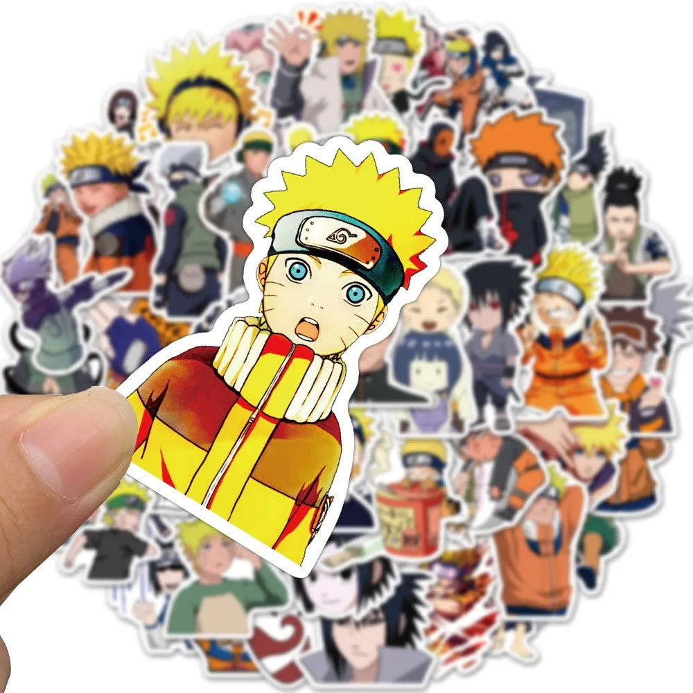 (Set of 50) Anime stickers Waterproof stickers for bottles / suitcases / bike / skateboard - Shinobi