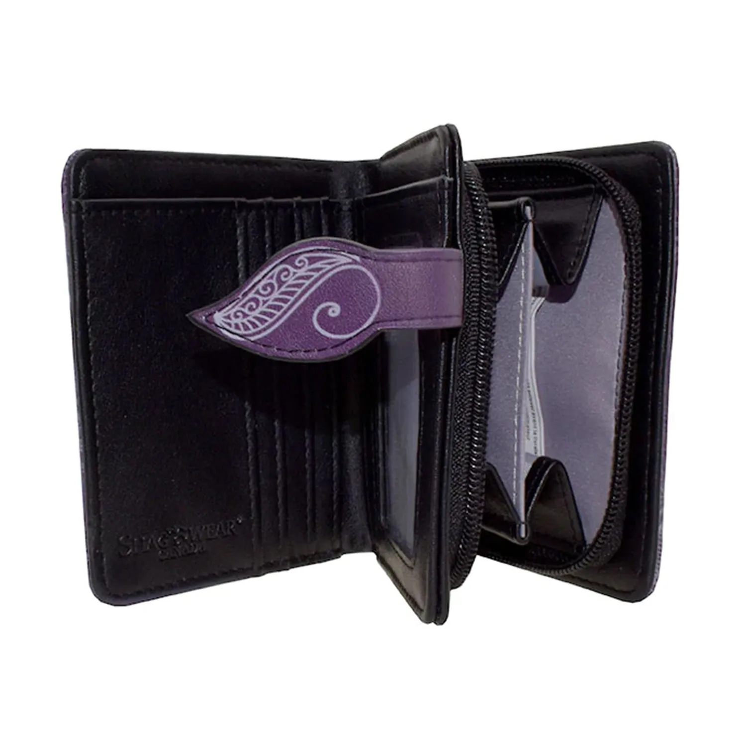Shadow Cat Wallet Small, Purple