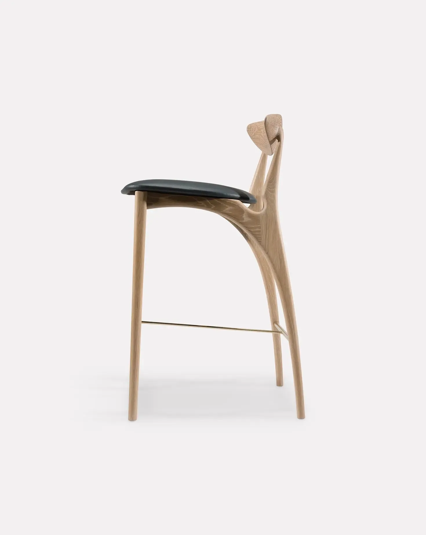 Shanowen White Oak Anthrazite High Stool