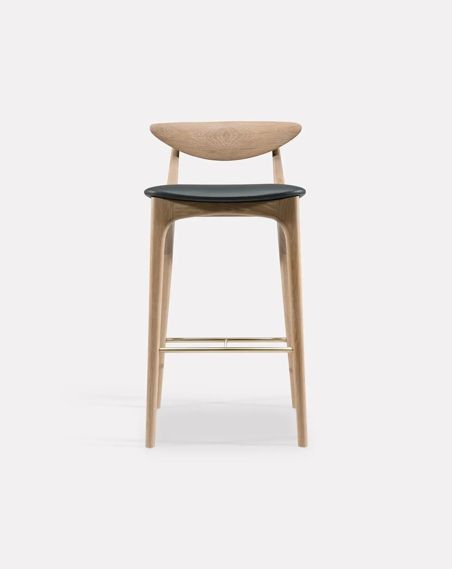 Shanowen White Oak Anthrazite High Stool