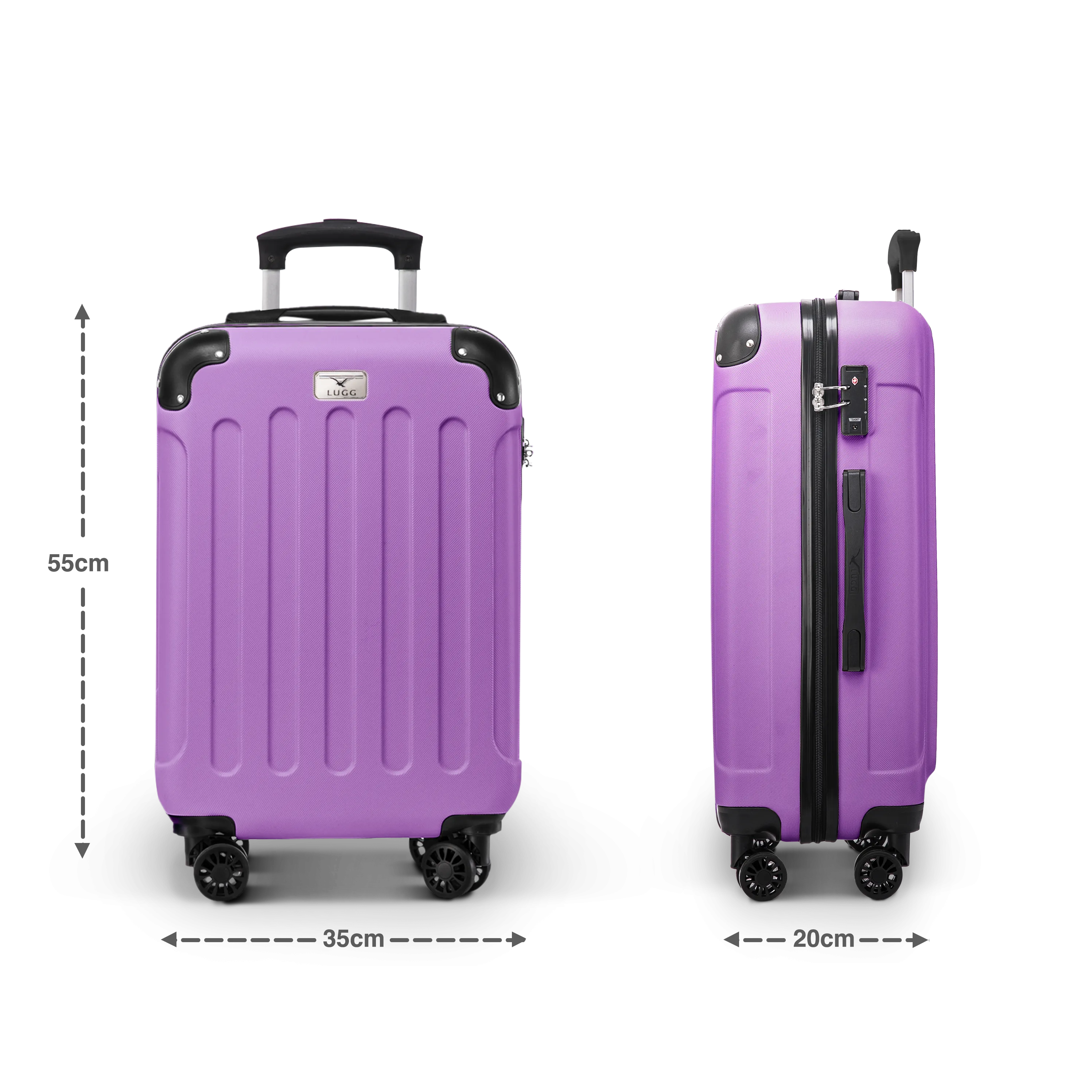 Skywander 20" Cabin Suitcase in Lavender