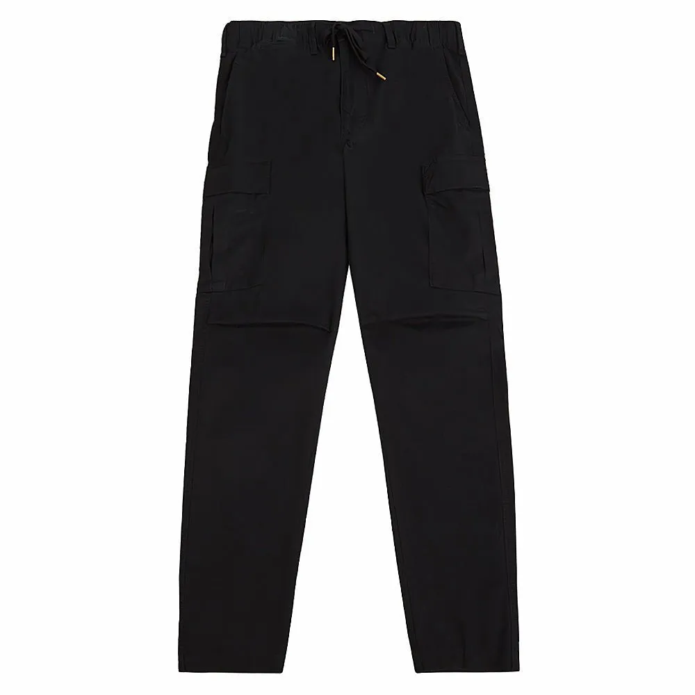 Slim Fit Cargo Pant | Black