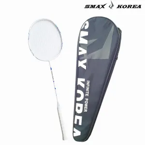 SMAX Korea Full Carbon Ultra-Light Badminton Racket 68g, Theseus White, 1 Piece - 🏆 #44 - Sports/Outdoor - Best of December