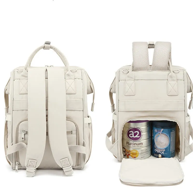 Solid Color Multi-functional Mommy Bag