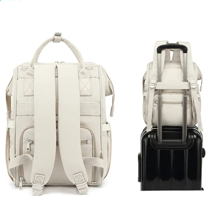 Solid Color Multi-functional Mommy Bag
