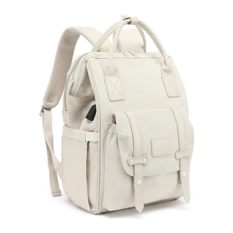 Solid Color Multi-functional Mommy Bag