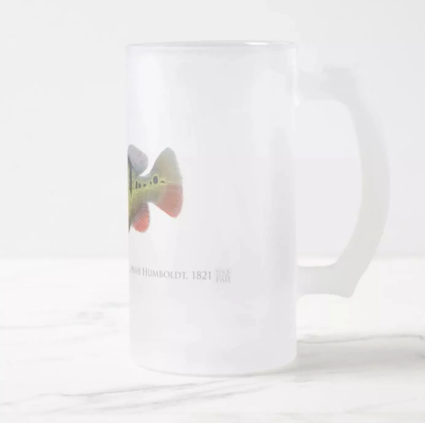 Speckled Peacock Bass (Pavon) - Frosted Glass Stein