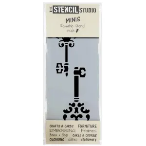 Stencil MiNiS - Vintage Keys - 20% off 4 