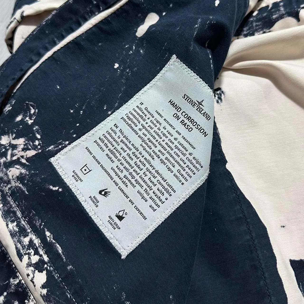 Stone Island Raso Hand Corrosion Field Jacket