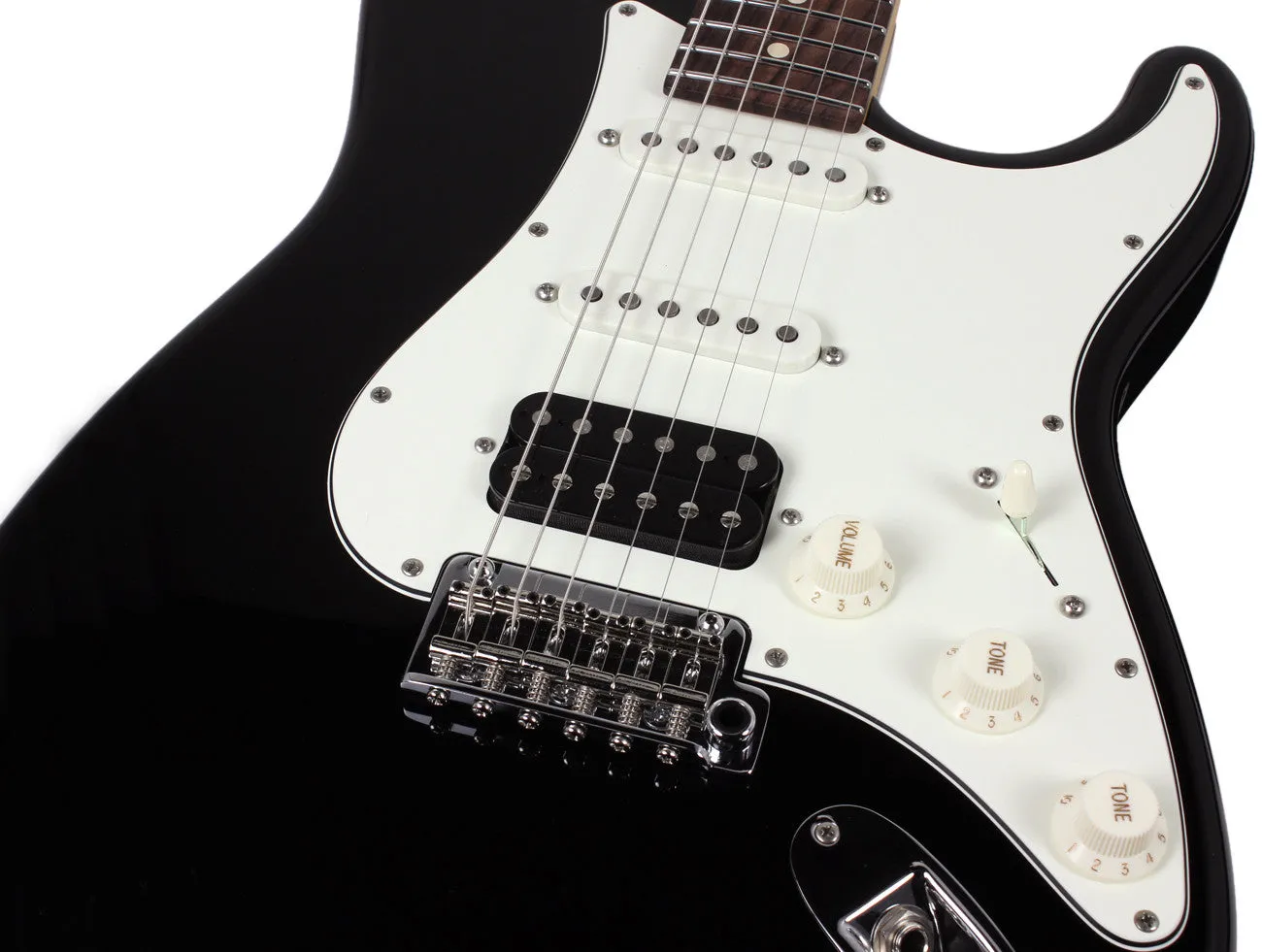 Suhr Classic Pro HSS Guitar - Black, Rosewood