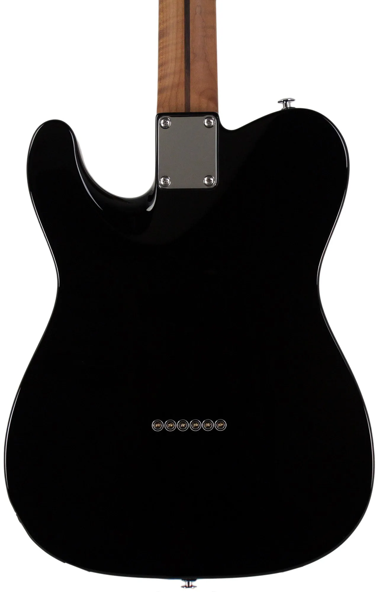 Suhr Select Classic T Guitar, Roasted Flamed Neck, Black