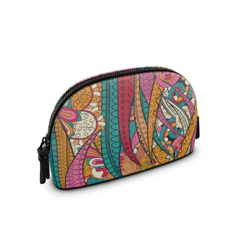 Taki Leather Makeup Bag