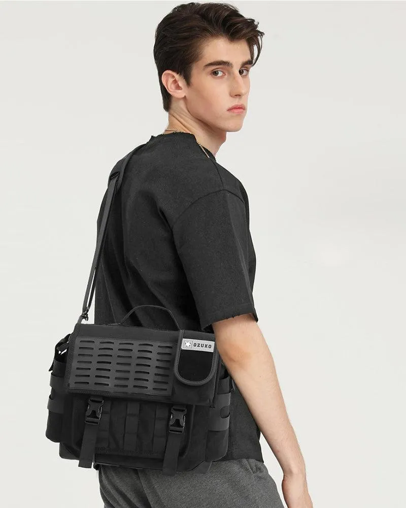 Techwear Waterproof Oxford Sling Messenger Bag